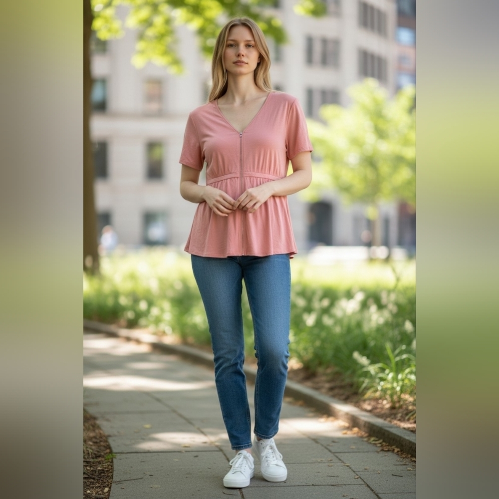 Twik by Simons Rust Pink Dress